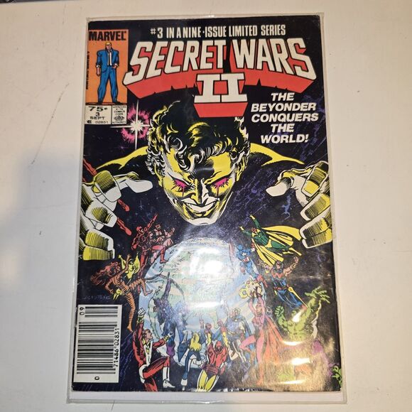 Other - Marvel Comics Secret Wars II #3 1985 Beyonder Hulk Shooter Boarded
